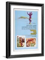 Zorba the Greek (aka Alexis Zorbas), Anthony Quinn, 1964-null-Framed Art Print