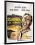 Zorba the Greek, (AKA Zorba Le Grec), Anthony Quinn on French Poster Art, 1964-null-Framed Art Print