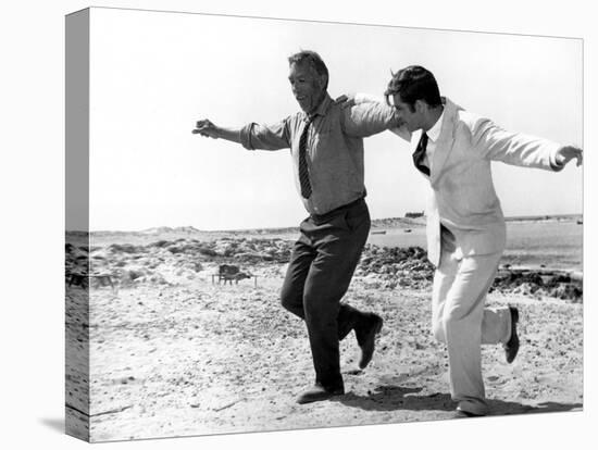 Zorba The Greek, Anthony Quinn, Alan Bates, 1964, Greek Dance-null-Stretched Canvas