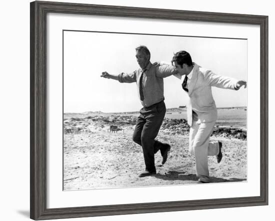 Zorba The Greek, Anthony Quinn, Alan Bates, 1964, Greek Dance-null-Framed Photo