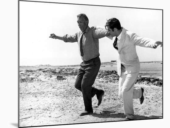 Zorba The Greek, Anthony Quinn, Alan Bates, 1964, Greek Dance-null-Mounted Photo