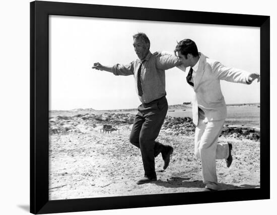 Zorba The Greek, Anthony Quinn, Alan Bates, 1964, Greek Dance-null-Framed Photo