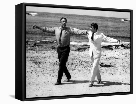 Zorba The Greek, Anthony Quinn, Alan Bates, 1964-null-Framed Stretched Canvas