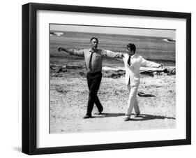 Zorba The Greek, Anthony Quinn, Alan Bates, 1964-null-Framed Photo