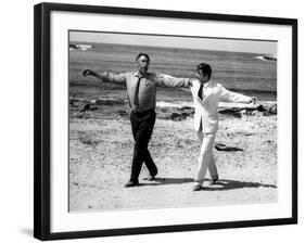 Zorba The Greek, Anthony Quinn, Alan Bates, 1964-null-Framed Photo