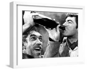 Zorba the Greek, Anthony Quinn, Alan Bates, 1964-null-Framed Photo