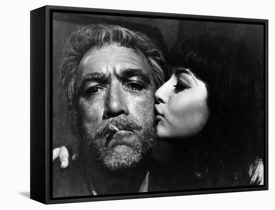 Zorba The Greek, Anthony Quinn, Eleni Anousaki, 1964-null-Framed Stretched Canvas