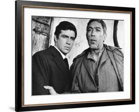 Zorba the Greek, L-R, Alan Bates, Anthony Quinn, 1964-null-Framed Photo