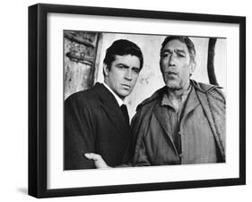 Zorba the Greek, L-R, Alan Bates, Anthony Quinn, 1964-null-Framed Photo