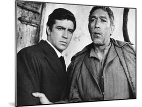 Zorba the Greek, L-R, Alan Bates, Anthony Quinn, 1964-null-Mounted Photo