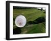 Zorbs People Moving Inside Balls on Lawn, Rotorua, New Zealand-John Banagan-Framed Photographic Print