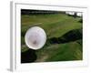 Zorbs People Moving Inside Balls on Lawn, Rotorua, New Zealand-John Banagan-Framed Photographic Print