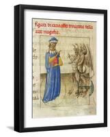 Zoroaster with Two Demons (Miniature from Pseudo-Aristotle Secretum Secretoru), 1425-null-Framed Giclee Print