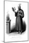 Zoroastrian High Priest Reciting before the Sacred Fire, 19th Century-null-Mounted Giclee Print