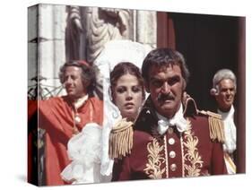 Zorro by Duccio Tessari with Ottavia Piccolo and Stanley Baker, 1975 (photo)-null-Stretched Canvas