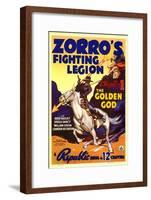 Zorro's Fighting Legion, 1939-null-Framed Art Print