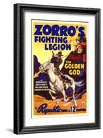 Zorro's Fighting Legion, 1939-null-Framed Art Print