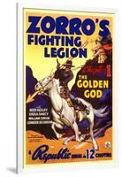 Zorro's Fighting Legion, 1939-null-Framed Art Print