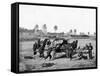 Zouave Ambulance Crew, Civil War-Lantern Press-Framed Stretched Canvas