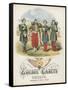 Zouave Cadets Quickstep Sheet Music Cover-null-Framed Stretched Canvas