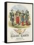 Zouave Cadets Quickstep Sheet Music Cover-null-Framed Stretched Canvas