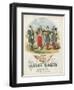 Zouave Cadets Quickstep Sheet Music Cover-null-Framed Premium Giclee Print