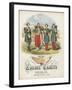 Zouave Cadets Quickstep Sheet Music Cover-null-Framed Giclee Print