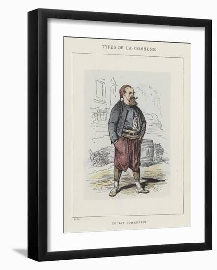 Zouave Communeux-Charles Albert d'Arnoux Bertall-Framed Giclee Print
