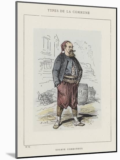 Zouave Communeux-Charles Albert d'Arnoux Bertall-Mounted Giclee Print