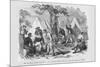 Zouaves Get a Shave in Camp Mcginnis after Battle of Bomney-Frank Leslie-Mounted Premium Giclee Print