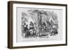 Zouaves Get a Shave in Camp Mcginnis after Battle of Bomney-Frank Leslie-Framed Art Print