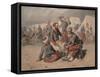 Zouaves in Camp, 1865-Carl Goebel-Framed Stretched Canvas
