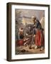 Zouaves Playing Cards at Vincennes, C.1870-Carl Goebel-Framed Giclee Print