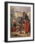 Zouaves Playing Cards at Vincennes, C.1870-Carl Goebel-Framed Giclee Print