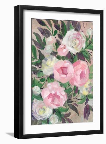 Zoye painterly bouquet-Rosana Laiz Garcia-Framed Premium Giclee Print