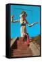 Zozobra Effigy, Santa Fe Fiesta-null-Framed Stretched Canvas