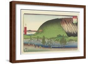 Zozu Mountain in Sanuki Provinces, August 1857-Utagawa Hiroshige-Framed Giclee Print