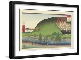 Zozu Mountain in Sanuki Provinces, August 1857-Utagawa Hiroshige-Framed Giclee Print