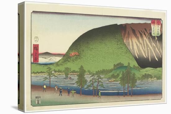 Zozu Mountain in Sanuki Provinces, August 1857-Utagawa Hiroshige-Stretched Canvas