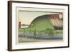 Zozu Mountain in Sanuki Provinces, August 1857-Utagawa Hiroshige-Framed Giclee Print