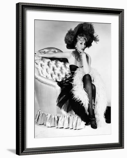 Zsa Zsa Gabor. "Moulin Rouge" 1952, Directed by John Huston-null-Framed Photographic Print