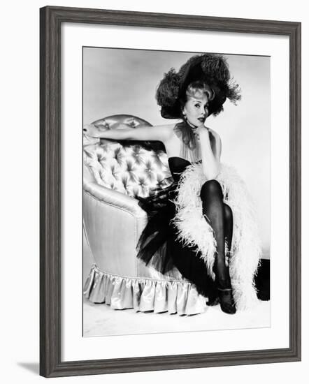 Zsa Zsa Gabor. "Moulin Rouge" 1952, Directed by John Huston-null-Framed Photographic Print