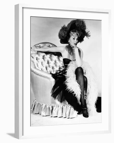 Zsa Zsa Gabor. "Moulin Rouge" 1952, Directed by John Huston-null-Framed Photographic Print