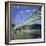 Zubizuri Curved Pedestrian Bridge Over Bilbao River, Bilbao, Pais Vasco (Vizcaya), Spain, Europe-Christopher Rennie-Framed Photographic Print