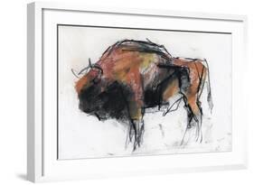 Zubre, Bialowieza-Mark Adlington-Framed Giclee Print