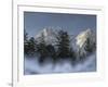 Zugspitze, Lake Eibsee, Werdenfelser Land, Garmisch-Partenkirchen, Bavaria Germany-Martin Zwick-Framed Photographic Print