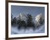 Zugspitze, Lake Eibsee, Werdenfelser Land, Garmisch-Partenkirchen, Bavaria Germany-Martin Zwick-Framed Photographic Print