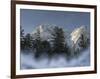 Zugspitze, Lake Eibsee, Werdenfelser Land, Garmisch-Partenkirchen, Bavaria Germany-Martin Zwick-Framed Photographic Print