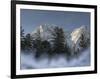 Zugspitze, Lake Eibsee, Werdenfelser Land, Garmisch-Partenkirchen, Bavaria Germany-Martin Zwick-Framed Photographic Print