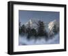 Zugspitze, Lake Eibsee, Werdenfelser Land, Garmisch-Partenkirchen, Bavaria Germany-Martin Zwick-Framed Photographic Print